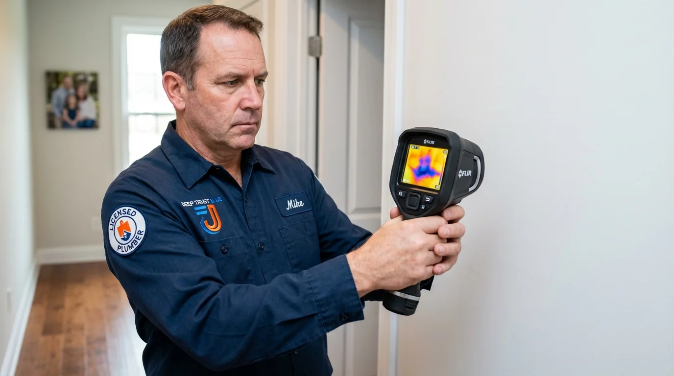 Thermal imaging leak detection by Johns Plumbing LLC in Dermott
